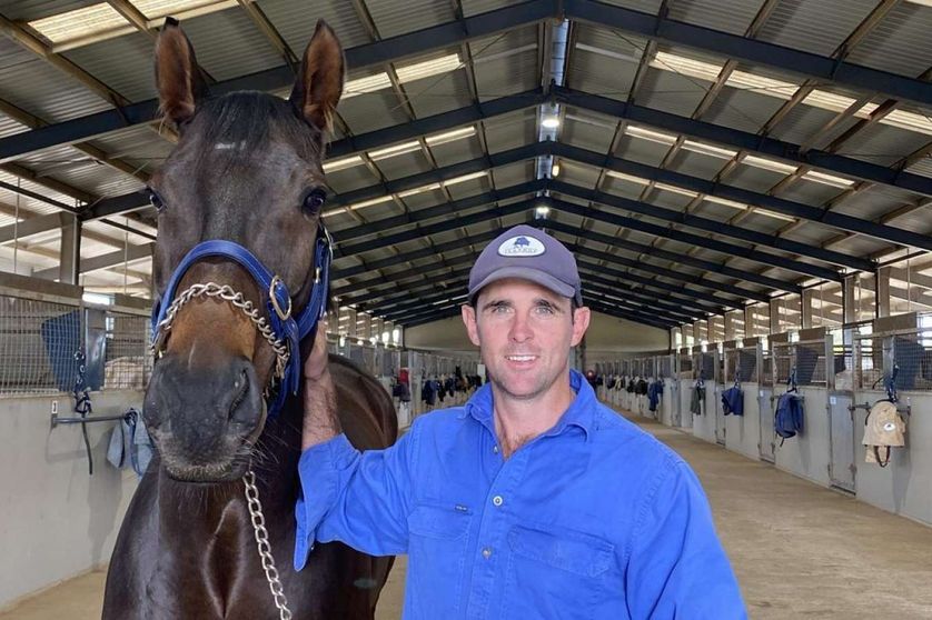 Jake Capleton Trainer Jake Capewell on baby watch before Rockhampton feature