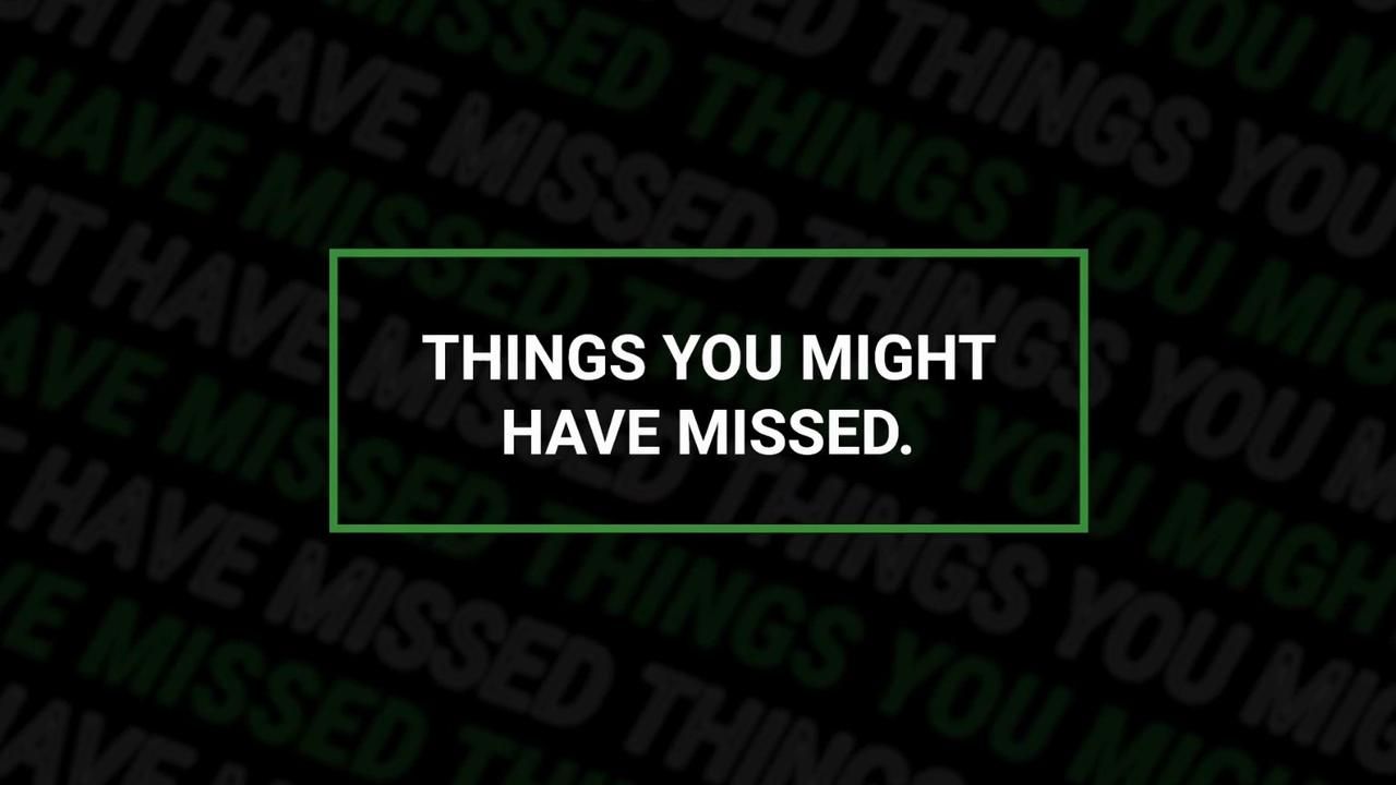 Things You Might Have Missed - August 3